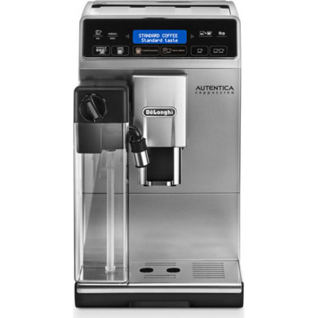 De’Longhi Expresso Broyeur à Grains Authentica Cappuccino Argent 1450W 29.660SB