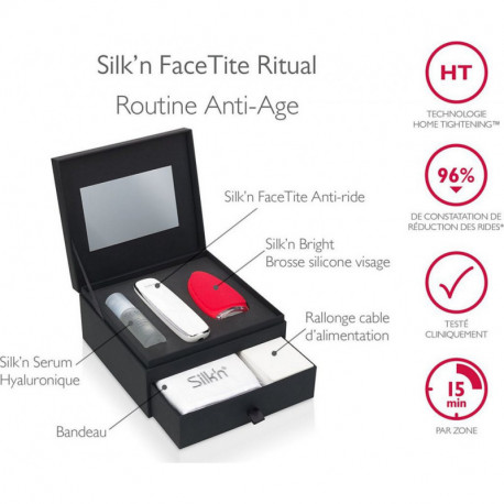 Silk'n Soin visage - Corps Appareil anti rides FACETITE RITUAL 6 en 1