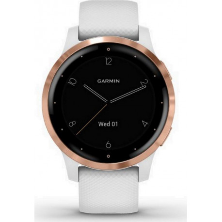 Garmin Montre connectée Montre sport VIVOACTIVE 4S 40mm WHITE/ROSE GOLD