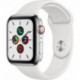 Apple Watch Montre connectée 44MM Acier/Blanc Series 5 Cellular