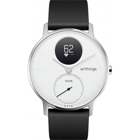 Withings Montre connectée Montre santé Steel HR 36mm Blanche