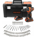 Black & Decker Perceuse visseuse sans fil BCK186D2KA-QW 18V-2x2Ah