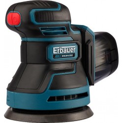 Erbauer Ponceuse excentrique Brushless Erbauer ERO18-Li 125 mm, 18V (sans batterie)