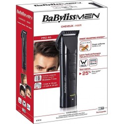 Babyliss For Men Pro 40 Tondeuse à Cheveux E751E
