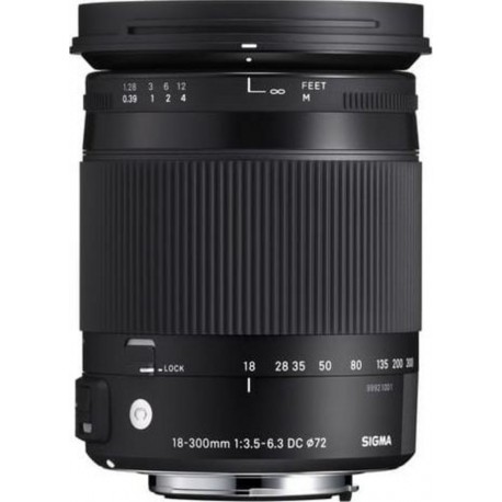 Sigma Objectif pour Reflex 18-300mm f/3.5-6.3 Macro pour Canon EF-S