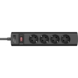 POWER STRIP IEC C14 TO 4 OUTLET