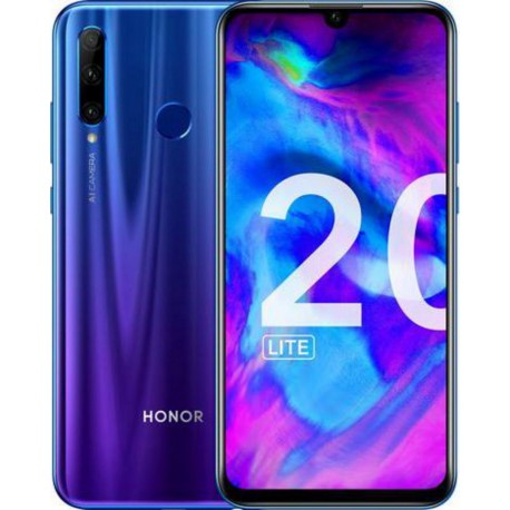 Honor Smartphone 20 Lite 128 Go Bleu 6.21 pouces 4G Double Nano Sim ou MicroSD