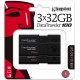 KINGSTON 32GB USB 3.0 DATATRAVELER DT100G3/32GB-3P TRI-PACK