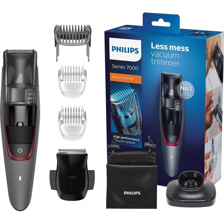 Philips BT7512/15 Series 7000 Tondeuse à barbe avec système de vide intégré (Series 7000)