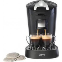 Qilive Cafetières à dosettes Qilive Noir C988146