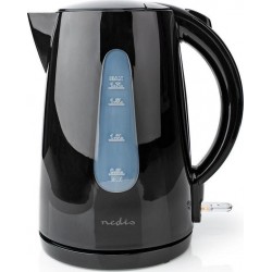 Nedis Bouilloire Électrique 1,7 L Rotation 360° Noire