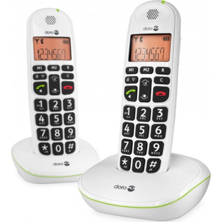 DORO Téléphone Doro PHONEEASY100WDUO BLANC