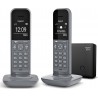 Gigaset Téléphone CL390A DUO DARK GREY