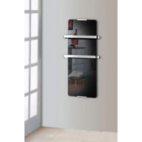 Chemin Arte Chauffage électrique Radiateur sèche serviette noir 600W