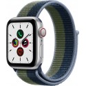 Apple Watch Montre connectée SE 40MM Alu Argent/Bleu Boucle Vert Cell