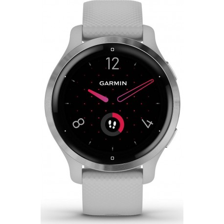 Garmin Montre sport Venu 2S Silver avec bracelet gris clair