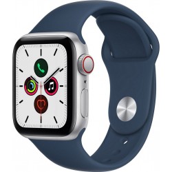 Apple Watch Montre connectée SE 40MM Alu Argent/Bleu Cellular