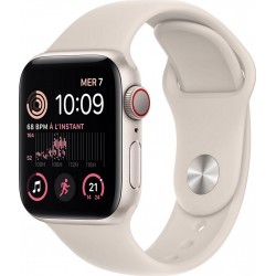 Apple Watch Montre connectée SE 40MM Alu/Lumiere Stellaire Cellular