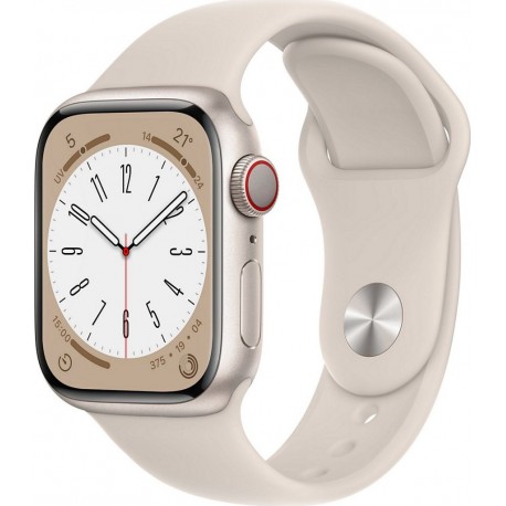 Apple Watch Montre connectée 41MM Alu/Lumiere Stellaire Series 8 Cell