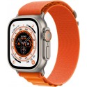 Apple Watch Montre connectée 49MM Titane/Boucl Alp Orange Ultra L Cel