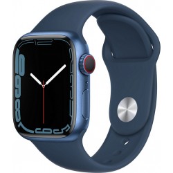 Apple Watch Montre connectée 41MM Alu/Bleu Series 7 Cellular