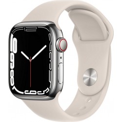 Apple Watch Montre connectée 41MM Acier Arg/Lum Stellaire Series 7 Ce