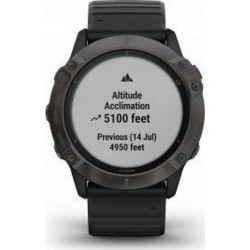 Garmin Montre sport Fenix 6X Solar Carbon