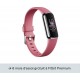 Fitbit Bracelet connecté Luxe platine orchidee