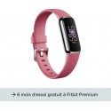 Fitbit Bracelet connecté Luxe platine orchidee