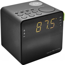 MUSE Radio réveil M-187 CR noir