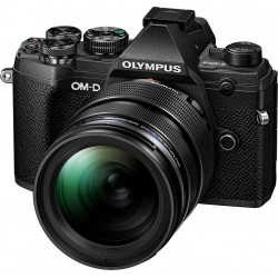 Olympus Appareil photo Hybride E-M5 Mark III Noir + 12-40mm EZ Noir