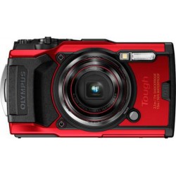 Olympus Appareil Photo Compact Tough TG-6 Rouge