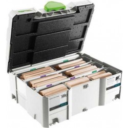 Festool Assortiment de DOMINO XL en hêtre DS/XL D12/D14 128x BU