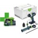 Festool Perceuse-visseuse à percussion sans fil TPC 18/4 I-Basic-Promo 2021 QUADRIVE