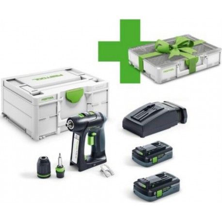 Festool Perceuse-visseuse sans fil C 18 HPC 4,0 I-Plus Organizer Edition 577427