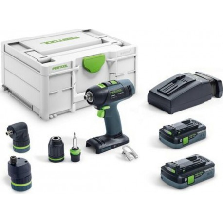 Festool Perceuse-visseuse sans fil T 18+3 HPC 4,0 I-Set 576989