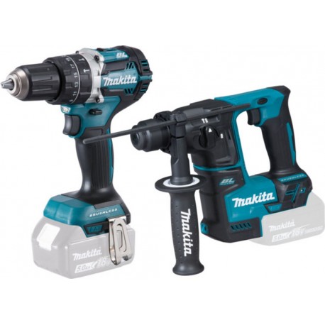 Makita Kit Combo sans fil 18 V (DHR171 + DHP484) / (sans batterie, sans chargeur) DLX2278