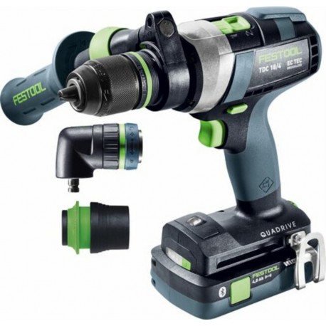 Festool Perceuse-visseuse sans fil TDC 18/4 5,2/4,0 I-Set QUADRIVE 577243