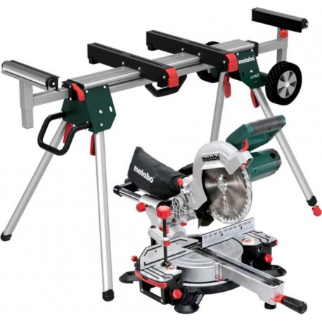 Metabo Scie à onglets KGS 216 M Set (690966000) avec socle de machine KSU 251