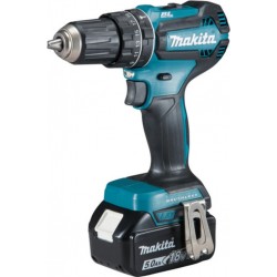 Makita Perceuse à percussion sans fil DHP485RTJ, 18 V, 5,0 Ah