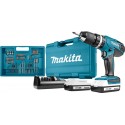 Makita Perceuse-visseuse à percussion sans fil HP457DWE10