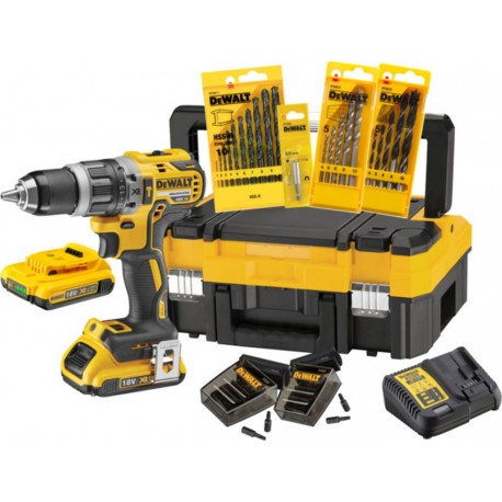 Dewalt Jeu de perceuses à percussion DeWalt 18V 2,0(BL) avec accessoires DCK796D2T-QW