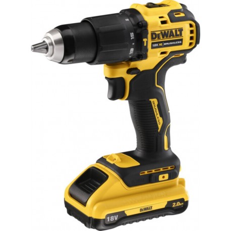 Dewalt Perceuse à percussion sans fil DeWalt DCD709D2T-QW, 18 V, 2 Ah