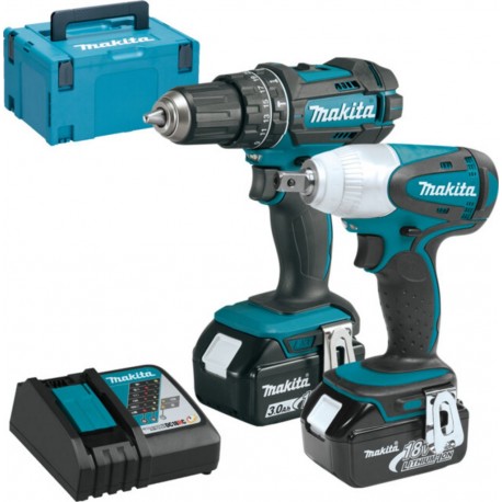 Makita Kit d'outils sans fil DLX2133J (DHP482Z + DTW251Z)