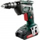 Metabo Visseuse sans fil pour cloisons sèches SE 18 LTX 4000 metabo, Coffret, 18V 2x2Ah Li-Ion + ASC 55 620048500