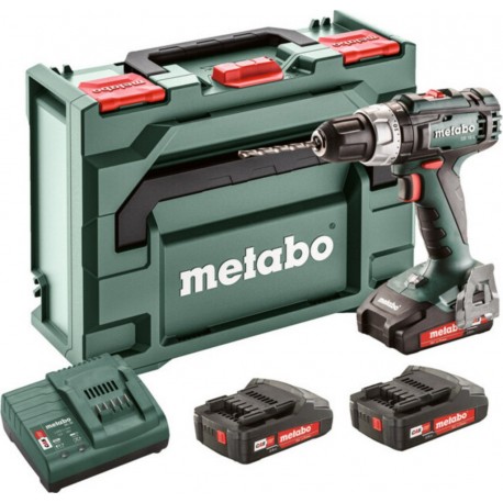 Metabo Perceuse à percussion sans fil SB 18 L Set (602317540) 18V, 2Ah, chargeur SC 30