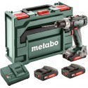 Metabo Perceuse à percussion sans fil SB 18 L Set (602317540) 18V, 2Ah, chargeur SC 30