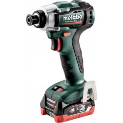 Metabo Visseuse à choc sans fil PowerMaxx SSD 12 BL metabo, Coffret, 12V 2x4Ah LiHD + ASC 55 601115800