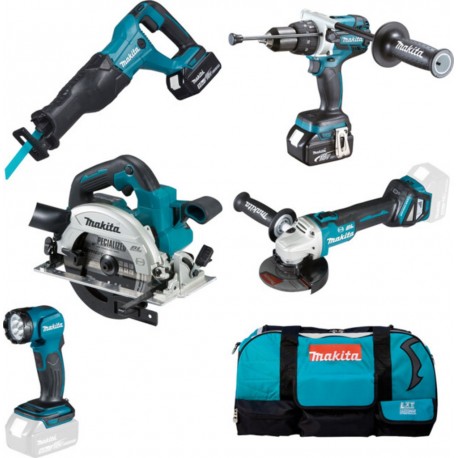 Makita Kit spécial d'appareils sans fil 18 V DLX5067TX1