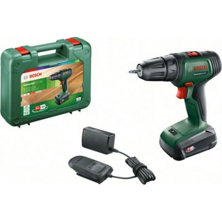 Bosch Perceuse-visseuse 2 vitesses sans-fil UniversalDrill 18V, 1x batterie et chargeur inclus 06039D4001